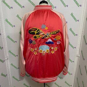 Middle Of Beyond Jacket Coat Godzilla Mothra Twins Shobijin Reversible MOB 3XL